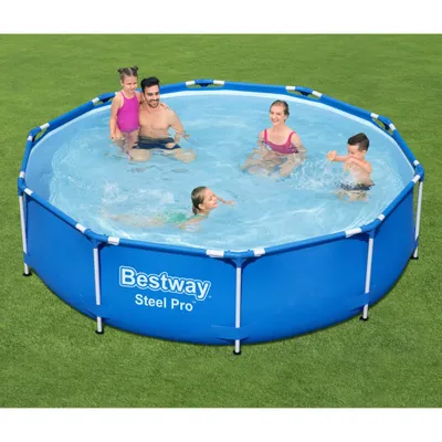 Produktbild von Bestway Steel Pro 56679, Gerahmter Pool, Blau, 19,9 kg