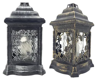 Image de Lanternne funéraire à huile, 26 cm. Décoration funéraire, bougie funéraire, lampe funéraire, bougie pour cimetière, décoration