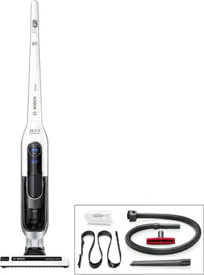 Obrázok produktu pre Bosch BCH6L2560, Tyčový vysávač, Bezvreckové, Čierna, Biela, 0,9 L, Suchý, Hygienický filter