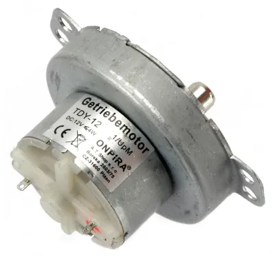 Immagine prodotto di Motoriduttore a corrente continua TDY-12, 12 V, 0,18 A, 3,5 giri/min