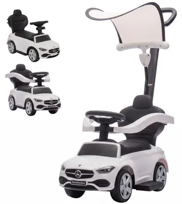 Produktbild von AIYAPLAY 3-in-1 Rutschauto mit Schiebstange Mercedes-Benz Rutschfahrzeug