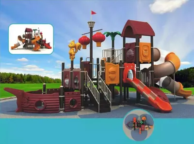 Produktbild von Kinder Spielplatz Spiel Gerät Garten Anlage Turm Spielplätze Maßfertigung