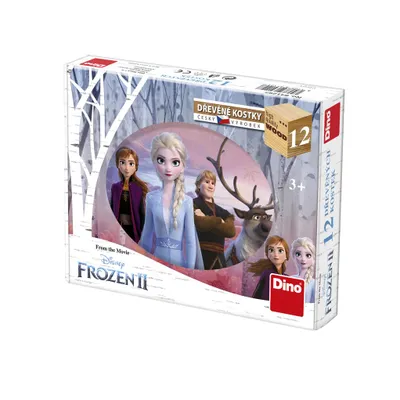 Zdjęcie produktu dla Dino FROZEN II 12 drewnianych klocków