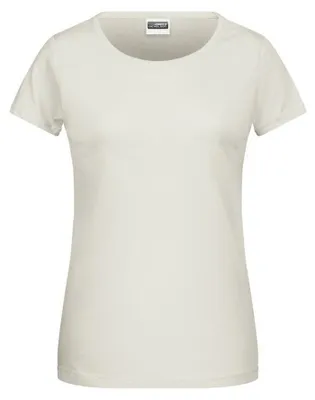 Produktbild von James and Nicholson - "Basic" T-Shirt für Damen LT3270 (L) (Natürlich)