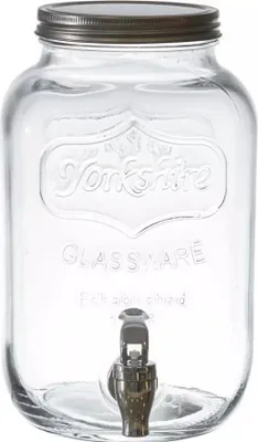 Produktbild von Avilia Getränkespender Partyspender Flüssigseifen Spender mit Wasserhahn Glasbrunnen 4L Fassungsvermögen Refreshment
