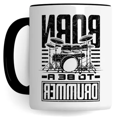Produktbild von Tasse für Schlagzeuger, Kaffeebecher mit Humor und Witz