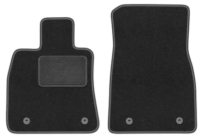 Immagine prodotto di Tappetini anteriori in moquette per Cadilac CT6 2016- – 2 pezzi, grigio grafite, su misura – Wielganizator LUX