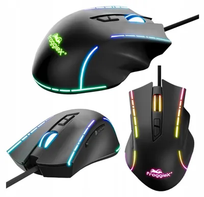 Obrázok produktu pre Froggiex Cyclone-X Herná myš RGB 12800 DPI programovateľné tlačidlá