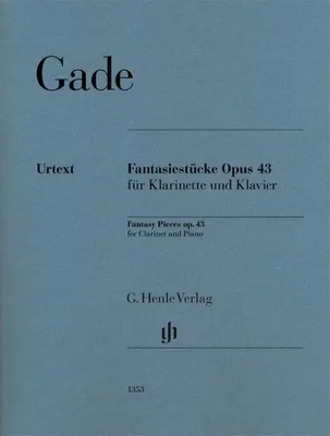 Produktbild von Fantasiestücke op. 43 für Klarinette und Klavier