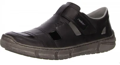 Produktbild von Rieker Slipper gelocht gefloch. Standard in grau, Gr. 47