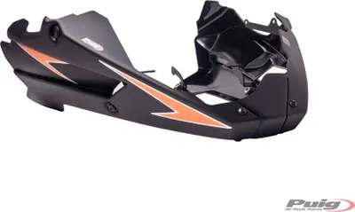 Produktbild von PUIG 6507J  Bugspoiler  passend fuer KAWASAKI Z800 Mattschwarz