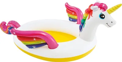 Produktbild von INTEX 57441NP - Planschbecken - Einhorn (272x193x104cm)