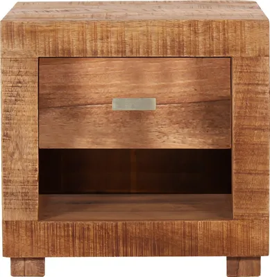 Produktbild von SIT Möbel Nachttisch | 1 Schublade, 1 offenes Fach | Mango-Holz natur | B 40 x T 30 x H 40 cm | 19000-50 | Serie NACHTKOMMODE