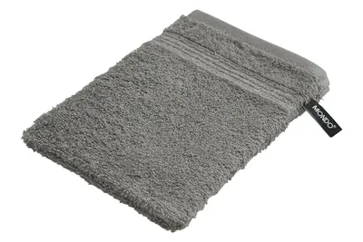 Produktbild von Waschhandschuh - 16 x 22 cm - Grau - Baumwolle