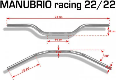 Produktbild von BARRACUDA Superbike Lenker Aluminium 22 mm silber