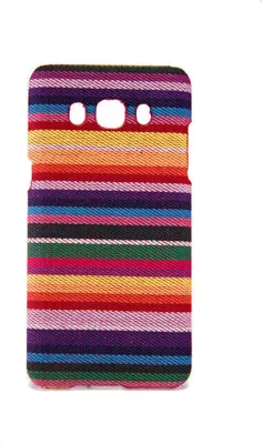 Produktbild von Handyhülle aus Stoff-Case für Samsung Galaxy J5 2016 Cover Etuis Bumper Bunt