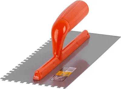 Produktbild von Glättkelle Strend Pro 0812.041 Basic, OrangeHand, Kunststoffgriff, 280x130 mm, e4, Stahl