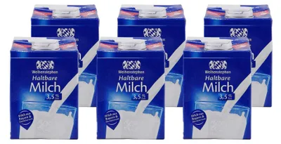 Produktbild von Weihenstephan Haltbare Milch 3,5% Fett (12 x 0,5L)