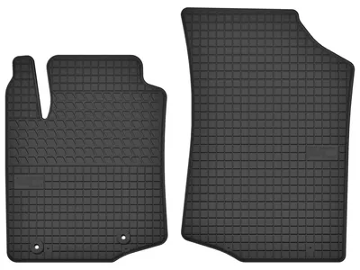Zdjęcie produktu dla Dywaniki gumowe przednie do Citroen C1 II 2014-2022 (hatchback) – 2 szt., czarne, dopasowane – Wielganizator SolidTread