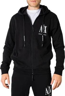Obrázek produktu pro ARMANI EXCHANGE Mikina pánská bavlněná černá GR54243 - Velikost: XXL