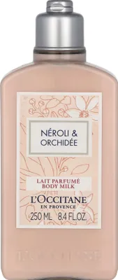Produktbild von L'Occitane Néroli & Orchidée, Milch, Frauen, Feuchtigkeitsspendend, Nährend, Auffrischend, Jeder Hauttyp, 250 ml, Glyzerin, Sheabutter, Sonnenblumenöl, Vanille