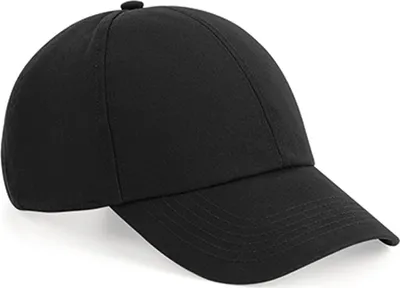 Produktbild von Beechfield B54N | Organic Baumwolle 6 Panel Cap - Low Profile - Farbe: Black - Größe: One Size