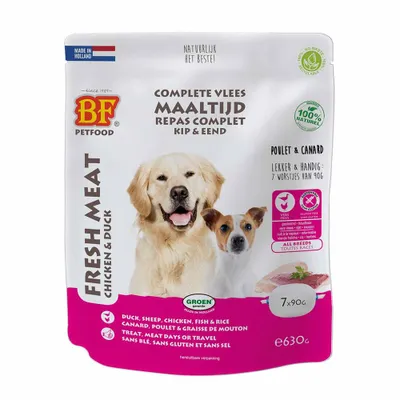 Productafbeelding van Bf Petfood: Vleesvoer voor huisdieren, eendenworst