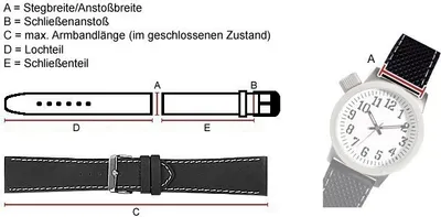 Produktbild von TW STEEL Marken Ersatzband Leder Schwarz 22mm für TW-821 TW-822 TW-843 TW-844 TW-903