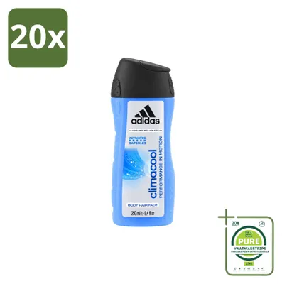 Produktbild von 20 x Adidas Climacool Men Duschgel - 250 ml - Großpackung - 20 Stücke
