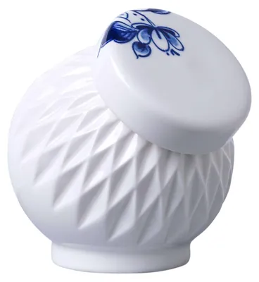 Heinen Delfts Blauw – Blau Vouw Suikerpotje – Bild 1
