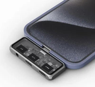 Image de Satechi Mobile XR Hub avec 3.5mm Audio – Port USB-C PD 100W, Charge Maximale – Port USB-C : DP1.4 jusqu'à 4K @ 60Hz – Port Audio I/O 3,5mm avec Contrôle du Volume