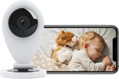 Immagine prodotto di Telecamera di sorveglianza per animali domestici con app - Telecamera digitale per animali - Telecamera di sorveglianza per cani - Telecamera per animali domestici