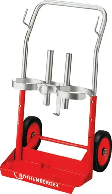 Image de ROTHENBERGER Chariot de transport pour bouteilles, 5-10l, télescopique - 35354