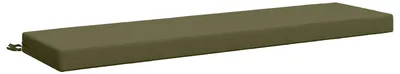 Image de Coussin de banc SOEST, 100 % polyester, vert olive, 150 x 40 x 8 cm
