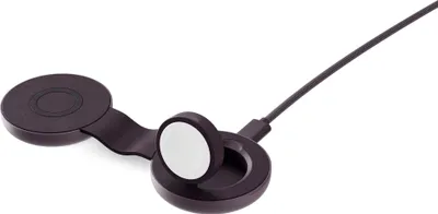Produktbild von Twelve South ButterFly SE 2-in-1 Qi2 kabelloses Ladegerät – Kompatibel mit iPhones, Apple Watch und AirPods – Inklusive farblich abgestimmtes geflochtenes USB-C-Ladekabel – Nutzbar mit jedem 30W+ USB-C-Netzteil