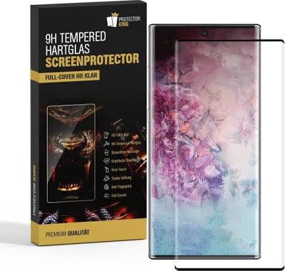 Produktbild von 3x 9H Hartglas für Samsung Galaxy Note 10 FULL CURVED Schutzglas Schutzfolie Displayschutz Panzerfolie KLAR Panzerglas Tempered echtes Displayglas Glasfolie Displayfolie Folie Transparent