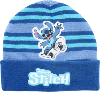 Produktbild von Lilo & Stitch Wintermütze Warme Mütze für Kinder - Onesize Hellblau