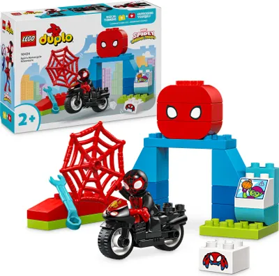 Produktbild von LEGO DUPLO Marvel Spins Motorrad-Abenteuer, Fantasy-Spielset zur TV-Serie Spidey und seine Super-Freunde, Lernspielzeug zum Bauen und Umbauen für Kleinkinder ab 2 Jahren 10424