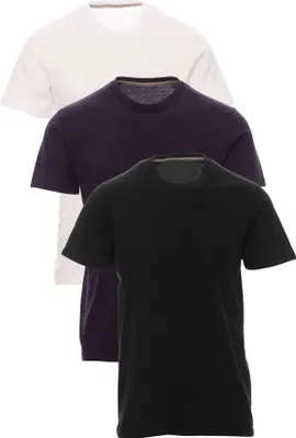 Produktbild von Mivaro Herren T Shirt 3er Pack Basic Rundhals aus 100% Baumwolle Regular Fit kurzarm atmungsaktiv angenehm weich pflegeleicht bis 5XL ideal für Arbeit Freizeit und Alltag