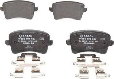 Zdjęcie produktu dla Klocki hamulcowe kpl. BOSCH 0 986 494 637