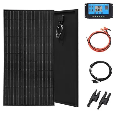 Obrázok produktu pre Solárny panel 120W - Monokryštalický kremík - 1045x550x25 mm - Vhodný pre 12V a 24V systémy