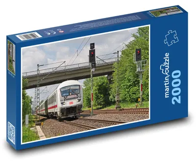 Obrázok produktu pre Puzzle 2000 Vlak na nemeckých koľajniciach - martinpuzzle