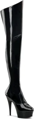 Produktbild von DELIGHT-3010 Damen Boots von Pleaser, Schwarz EU 39, US 9