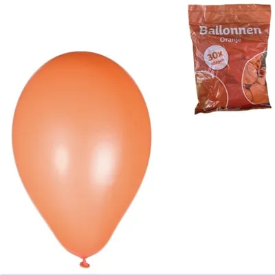 Zdjęcie produktu dla Balony pomarańczowe 23 cm 30 sztuk
