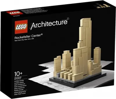 Produktbild von Lego Rockefeller Center, 10 Jahr(e), 240 Stück, Schwarz, Gold, Grau