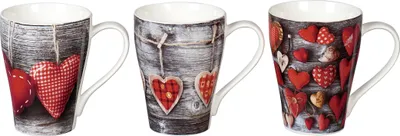 Zdjęcie produktu dla Kaffeebecher Herz sort 11 cm 12 Stück Verkaufseinheit 751603 4007698126605