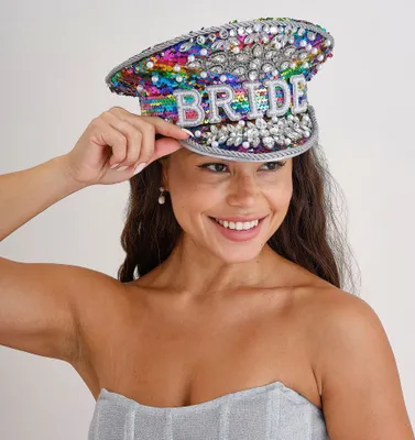 Produktbild von Funkelnd bunte Braut Mütze