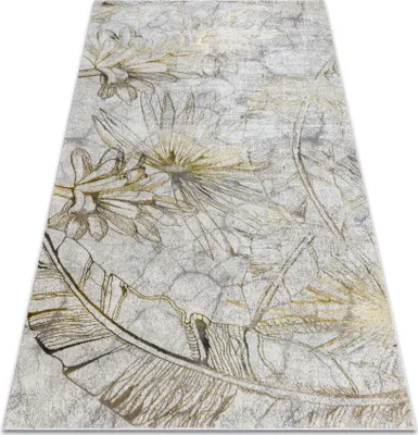 Produktbild von BLISS Z218AZ237 Teppich creme / gold –  Blumen, modern, strukturell beige 200x290 cm