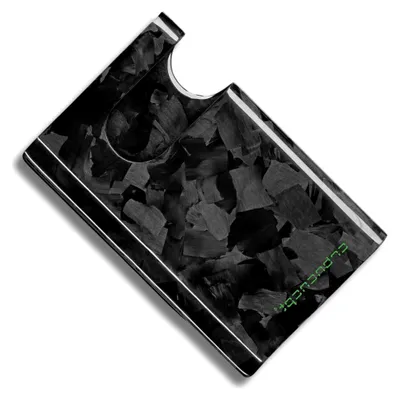 Produktbild von Forged Carbon Kartenetui | Visitenkartenetui - Kartenhalter - Kreditkartenetui - Credit Card Holder - Wallet | Schwarz Herren