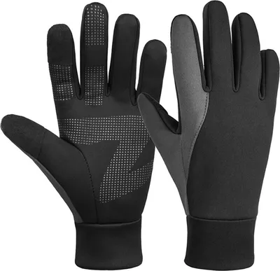 Produktbild von Winter-Thermo-Sporthandschuhe Touchscreen wasserdicht winddicht rutschfest für Ski fahren im Freien laufen, M